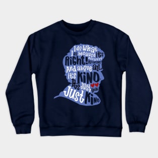 Twelfth Doctor-Kindness (Lightened version) Crewneck Sweatshirt